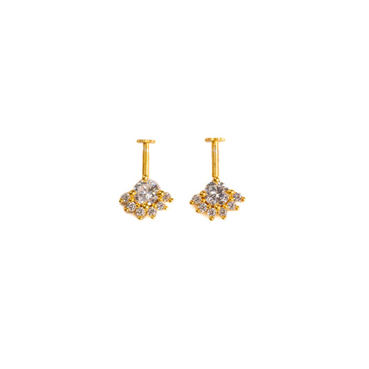 Veha Silver Bugadi Earrings