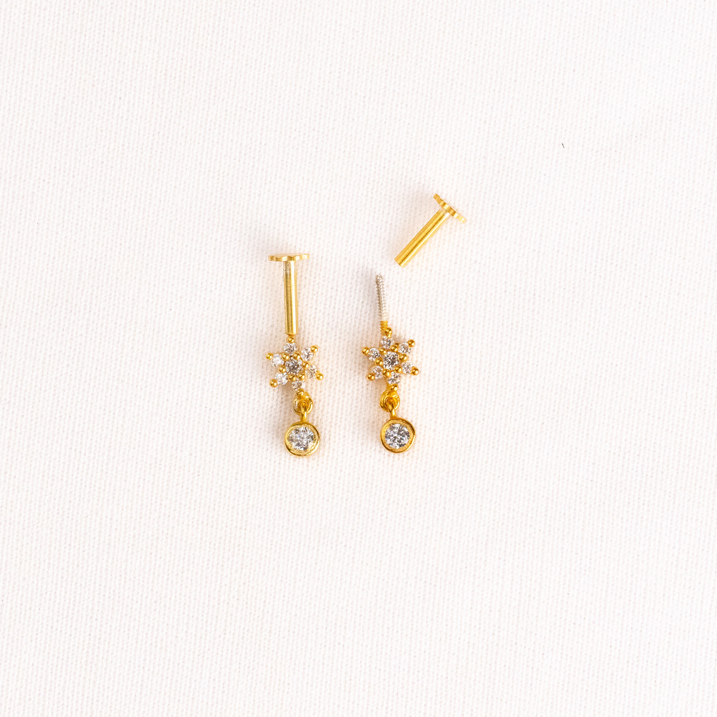 Star Silver Bugadi Earrings