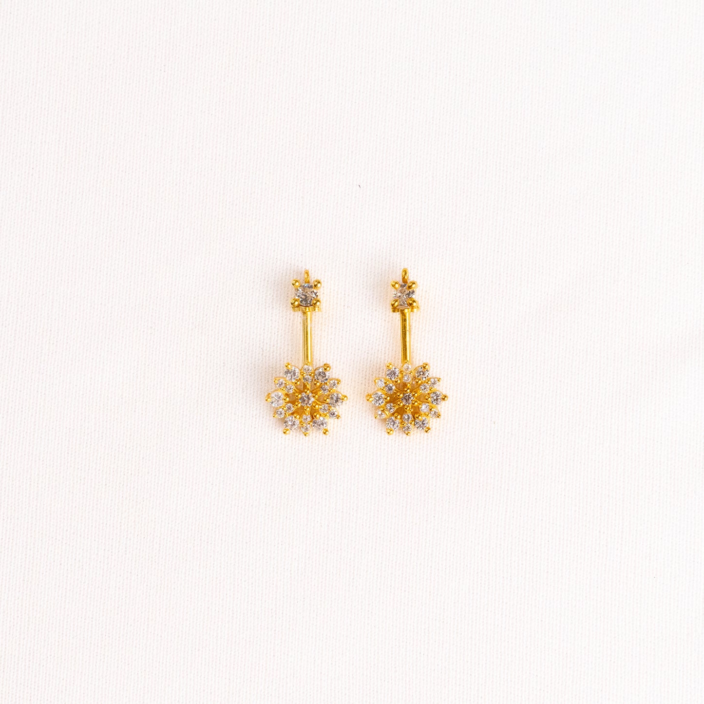 Thuli Silver Bugadi Earrings