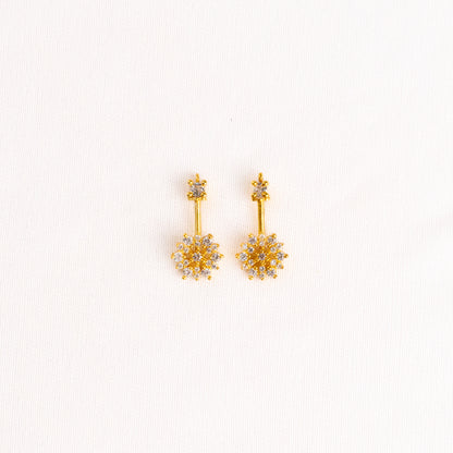 Thuli Silver Bugadi Earrings