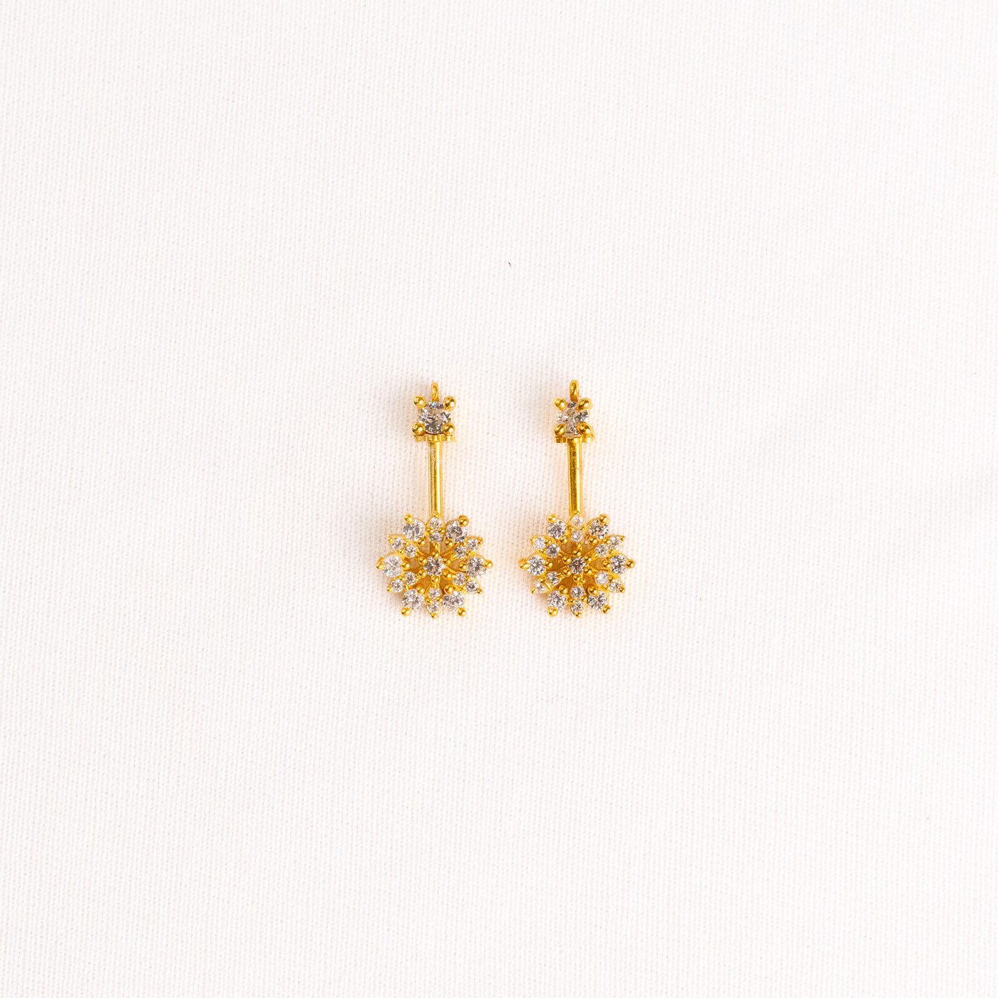 Thuli Silver Bugadi Earrings