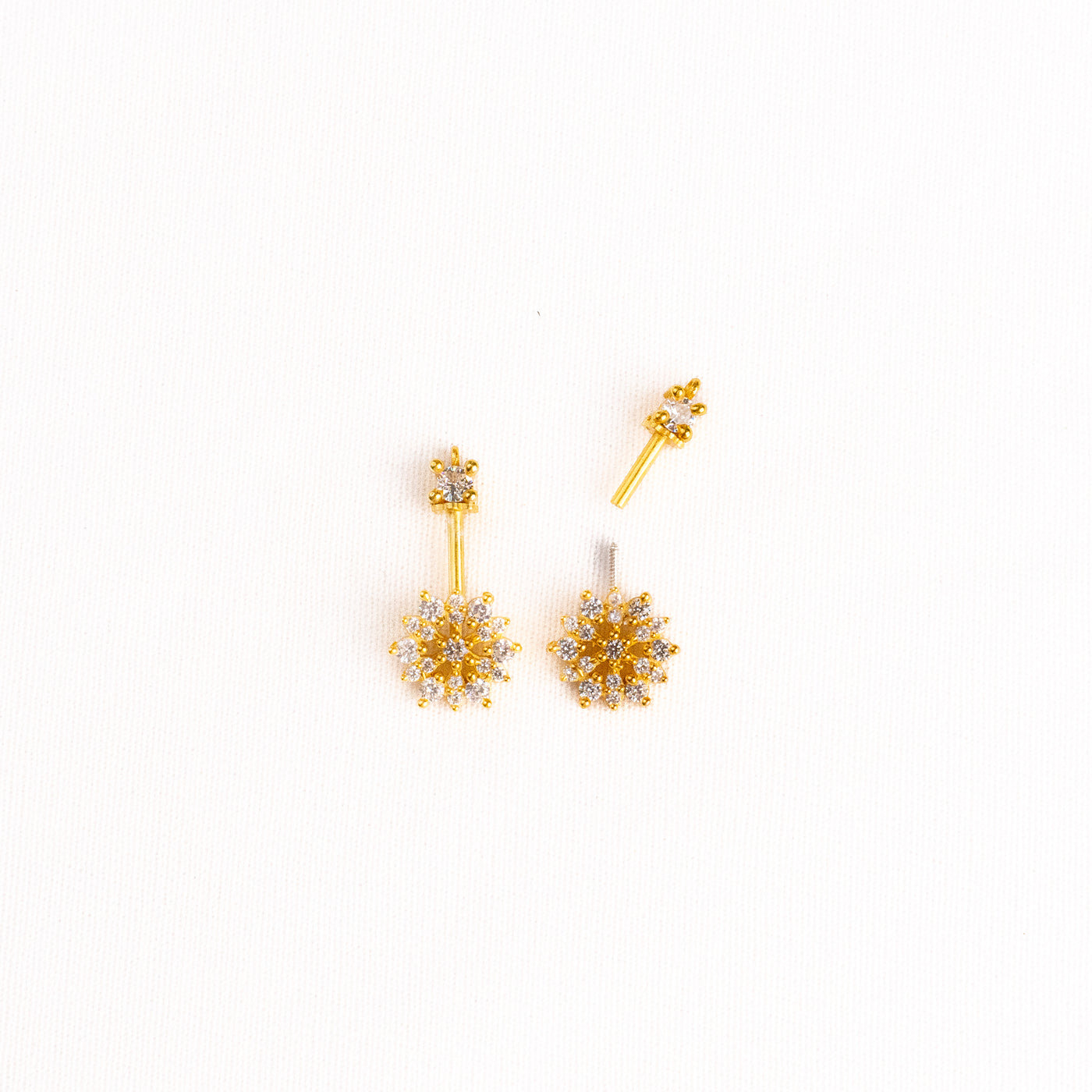 Thuli Silver Bugadi Earrings