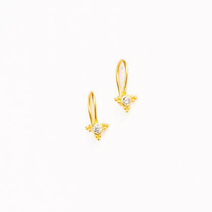 Nagarani Silver Bugadi Earrings