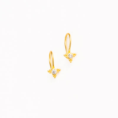 Nagarani Silver Bugadi Earrings