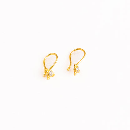 Nagarani Silver Bugadi Earrings