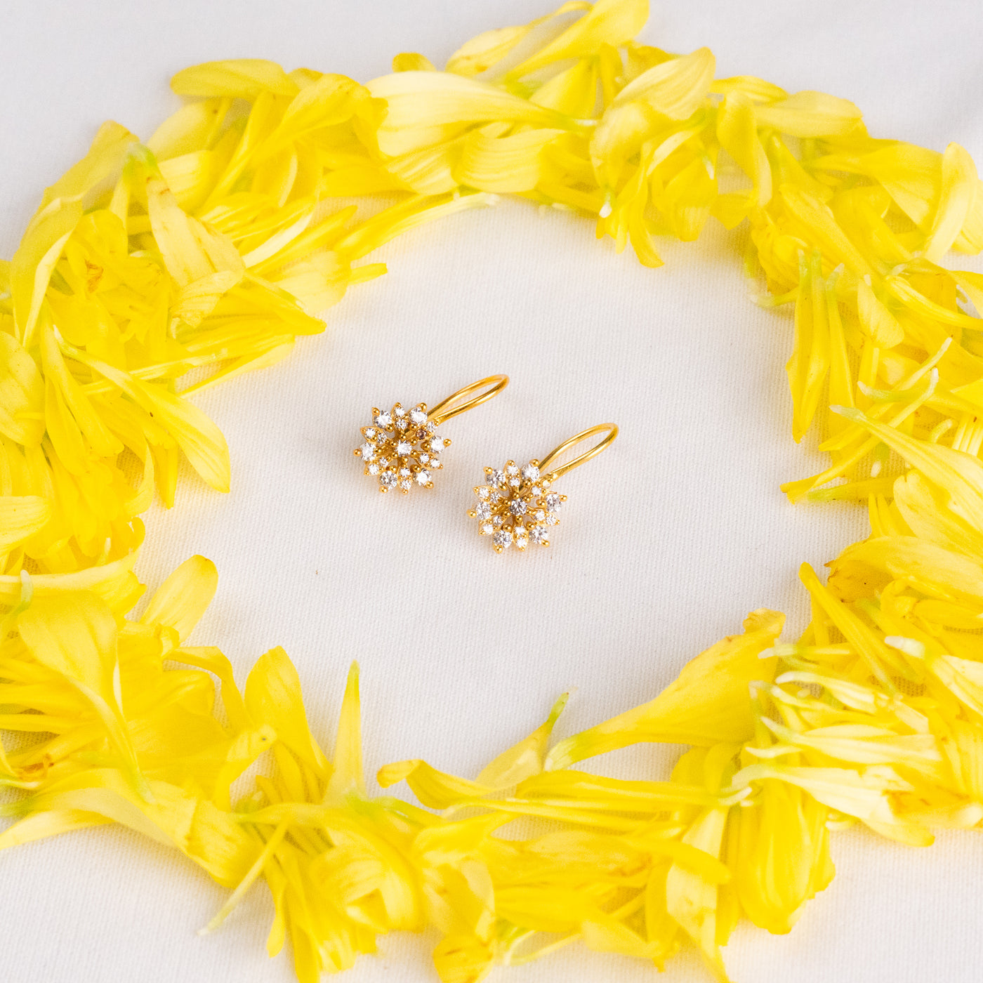 Thuli Silver Bugadi Earrings