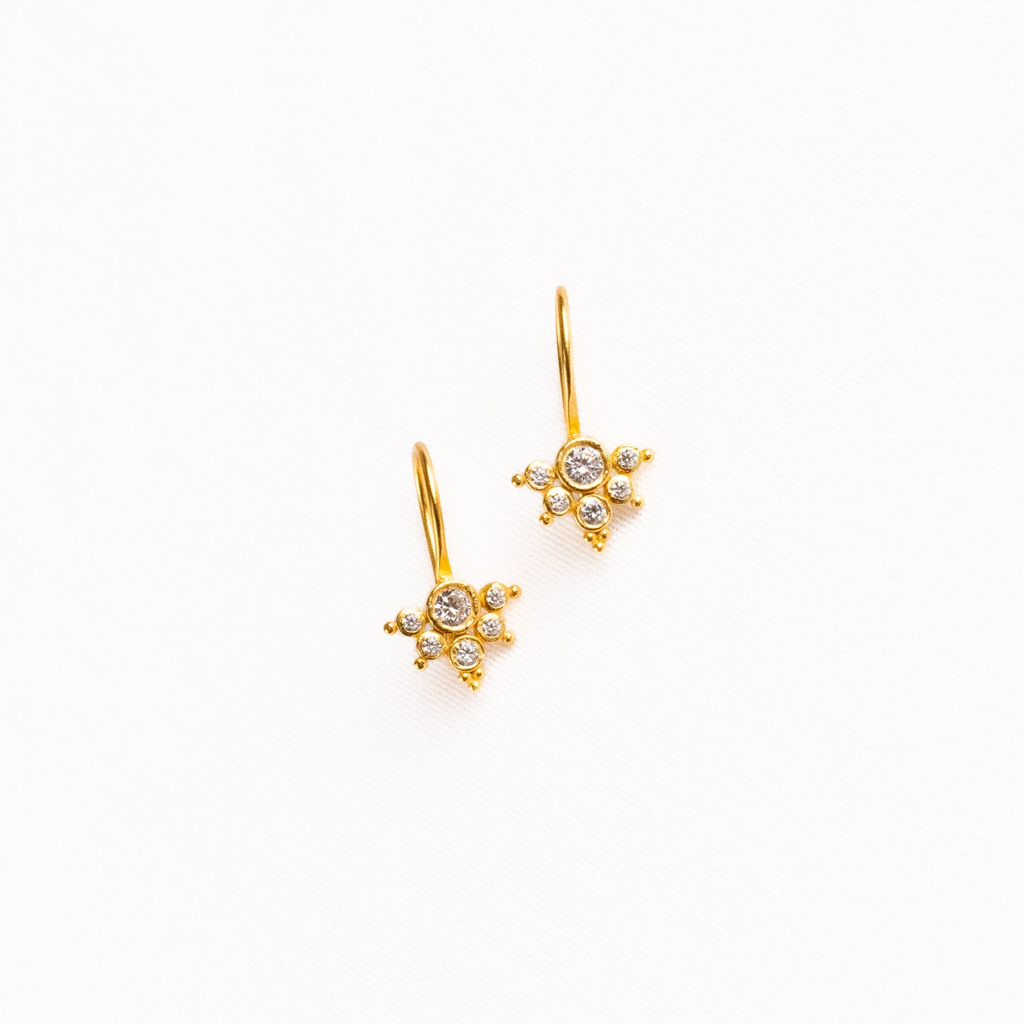 Madurai Silver Bugadi Earrings
