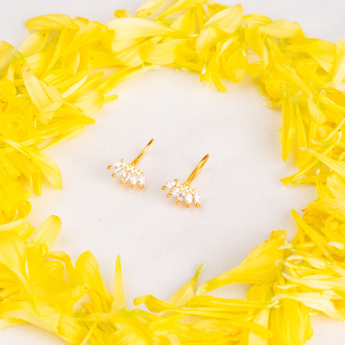 Kovil Silver Bugadi Earrings