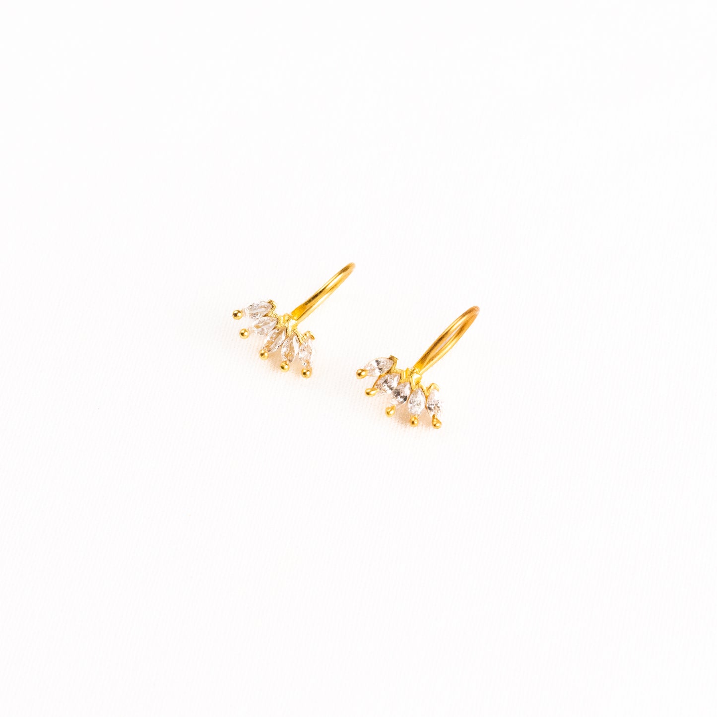 Kovil Silver Bugadi Earrings