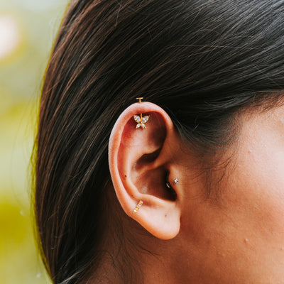 Triti Silver Bugadi Earrings