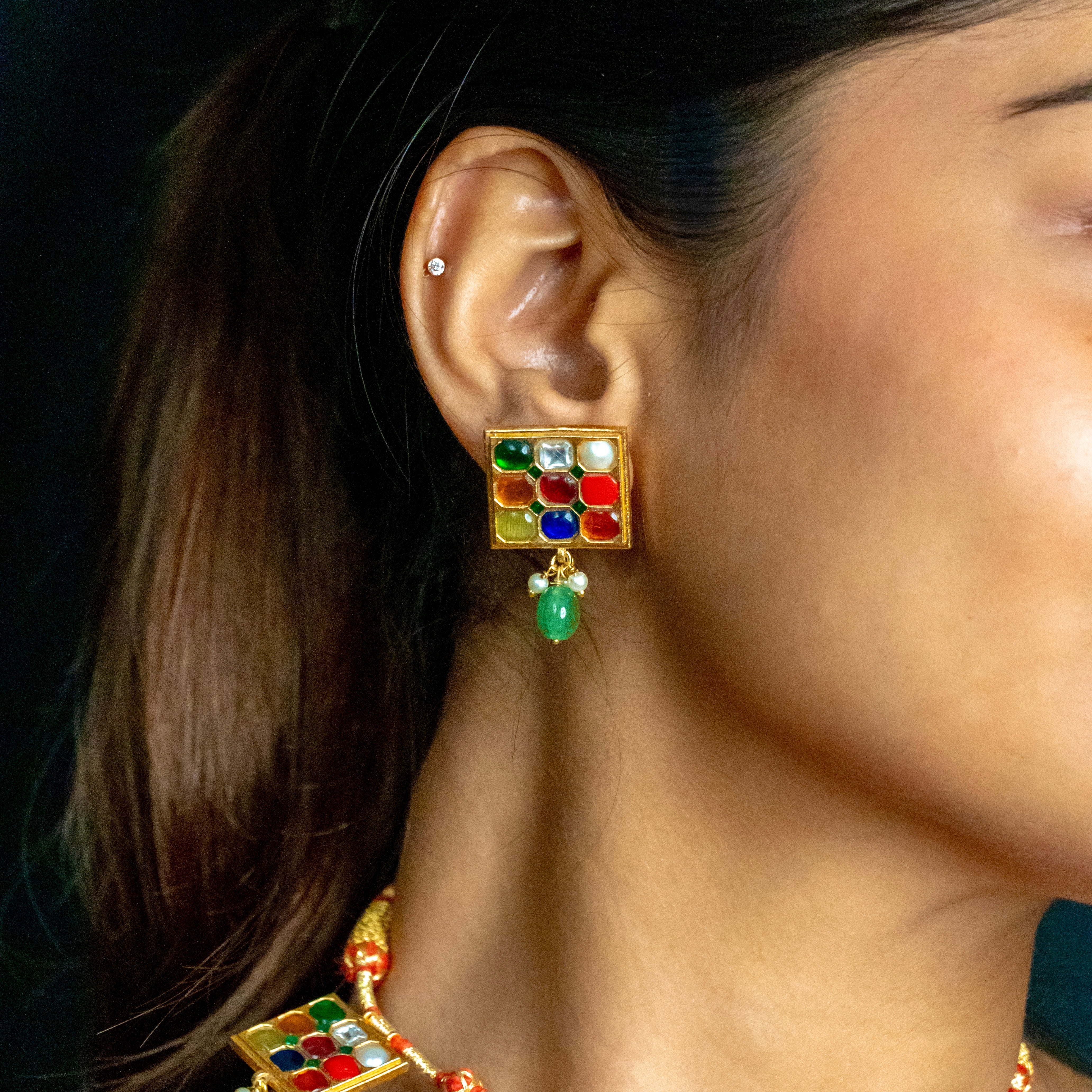 Navratna Choker Set