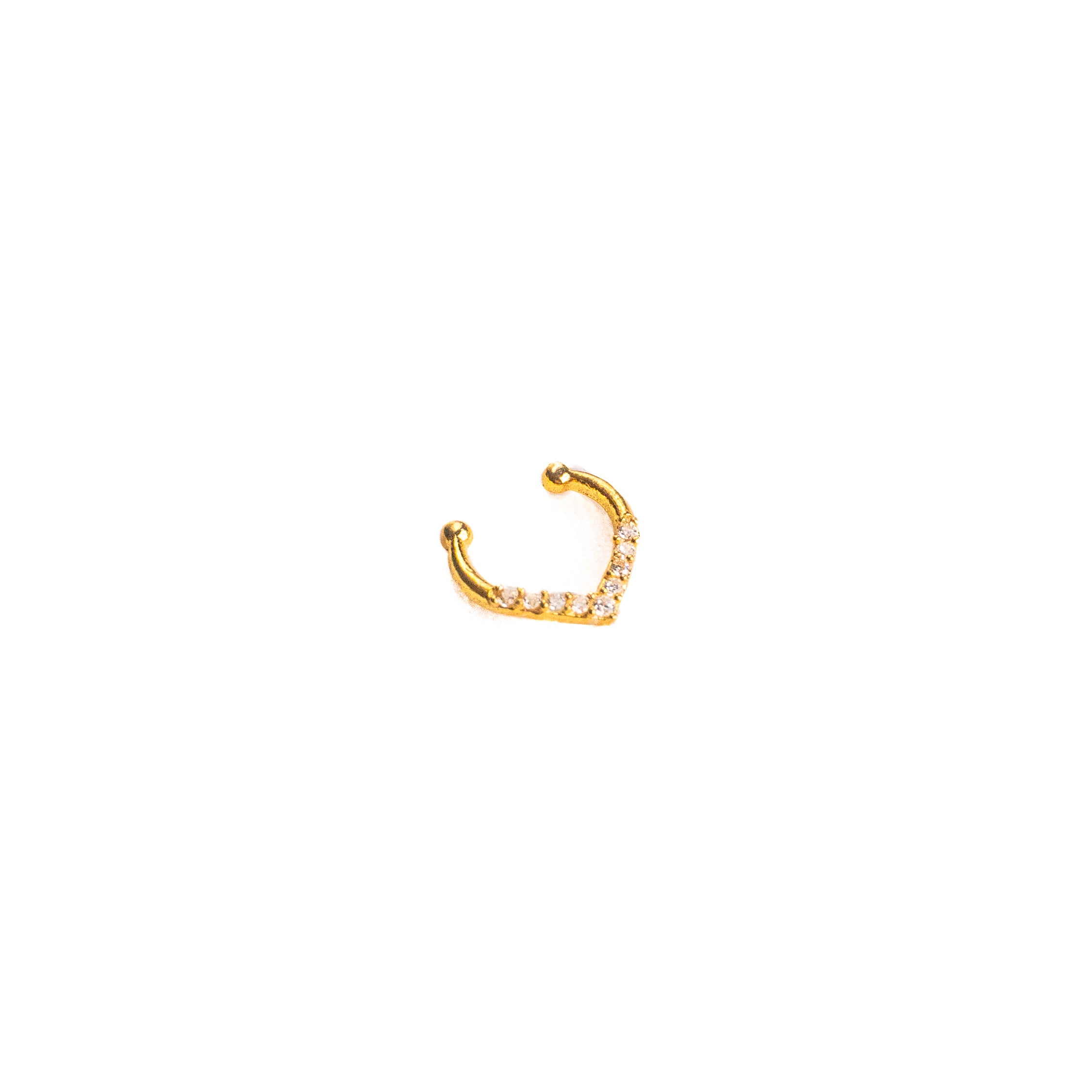 Silver 925 Septum Nose Pin 10