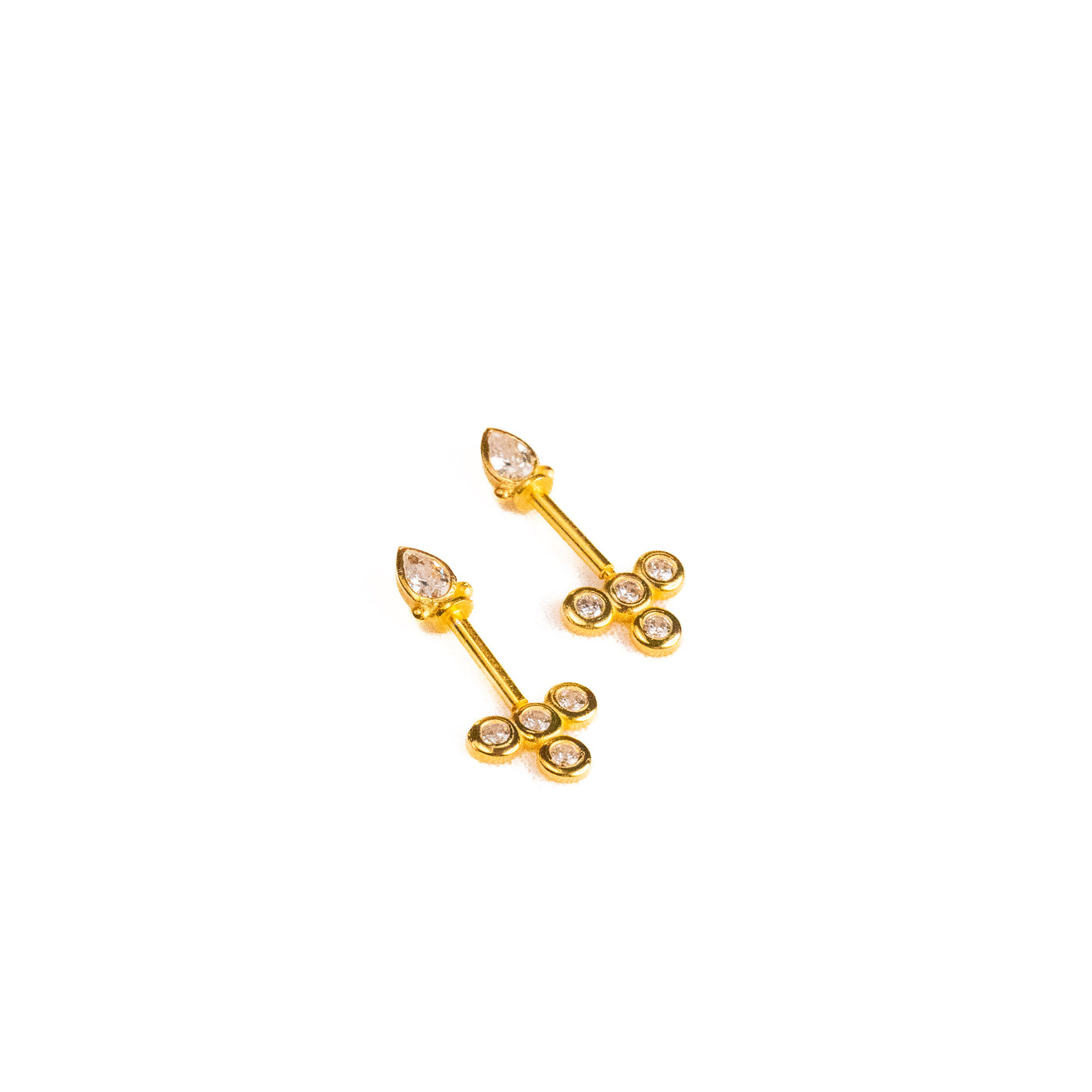 Aachari Silver Bugadi Earrings