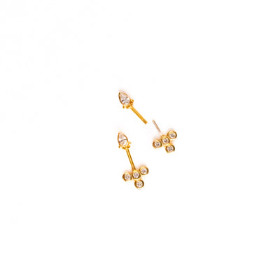 Aachari Silver Bugadi Earrings