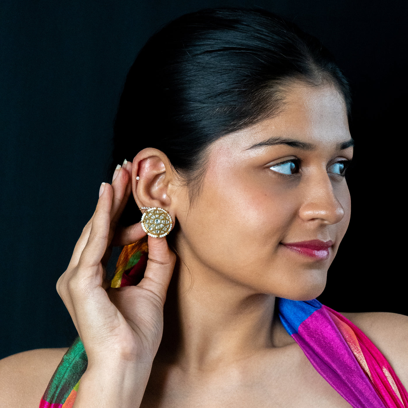 Flora petals ear stud