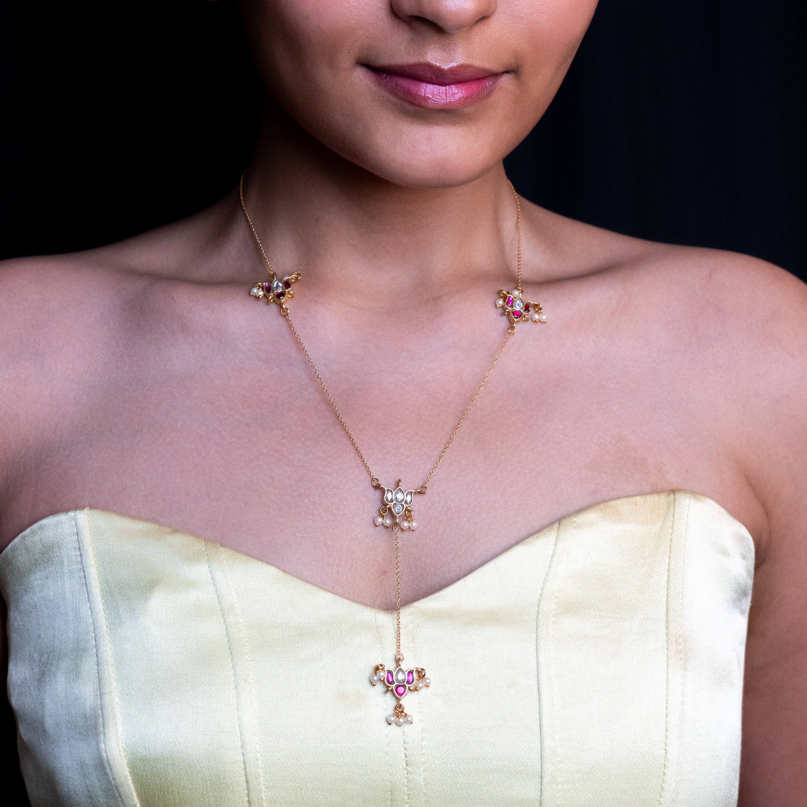 Lotus Pendant Chain