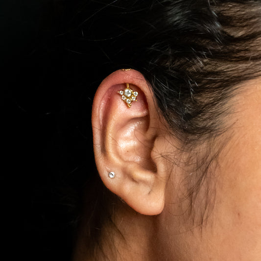 Madurai Silver Bugadi Earrings