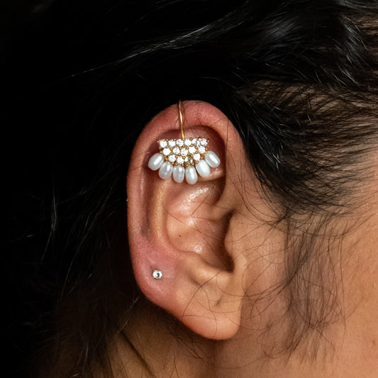 Aaram Silver Bugadi Earrings