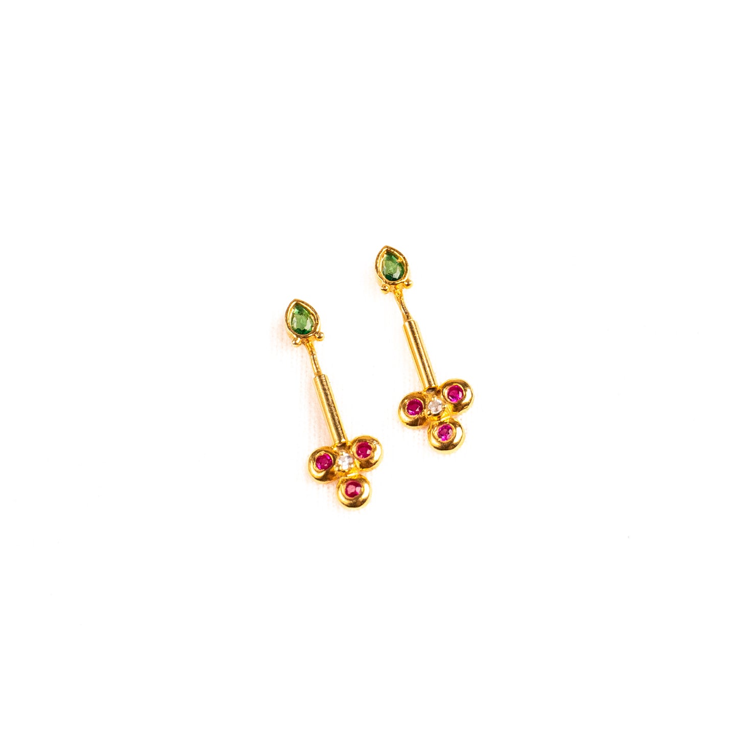 Aachari Silver Bugadi Earrings