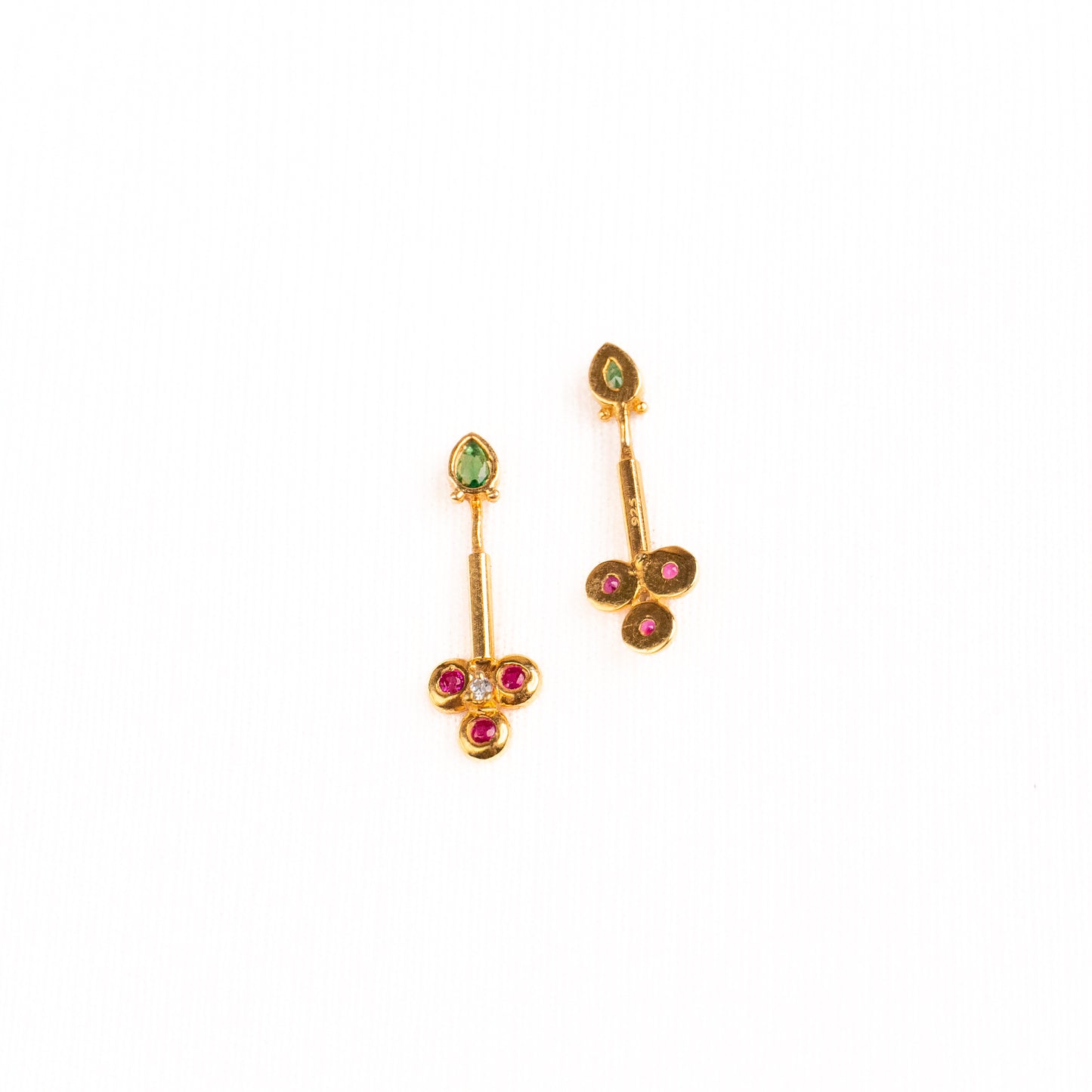 Aachari Silver Bugadi Earrings