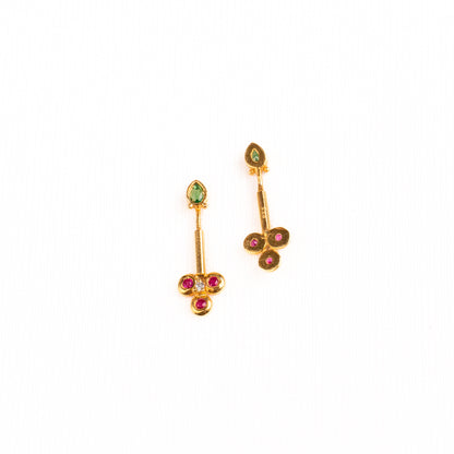 Aachari Silver Bugadi Earrings