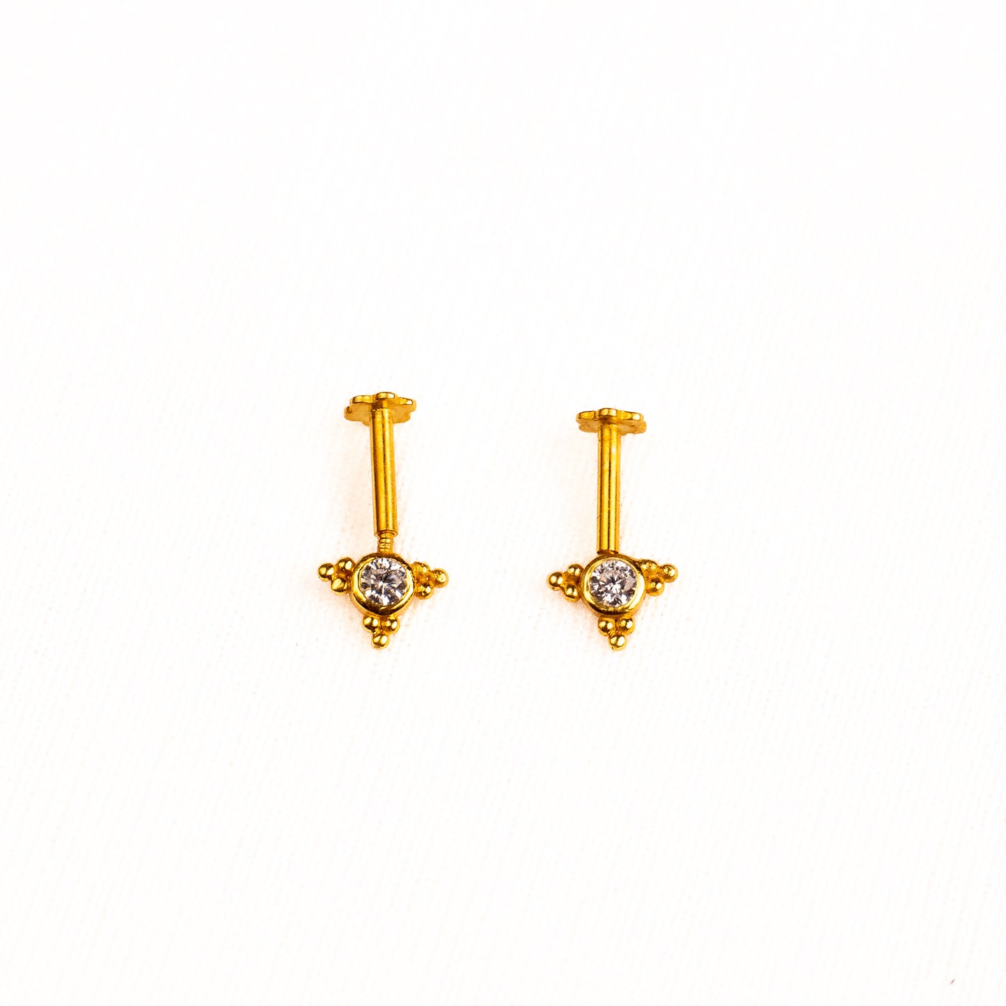 Nagarani Silver Bugadi Earrings