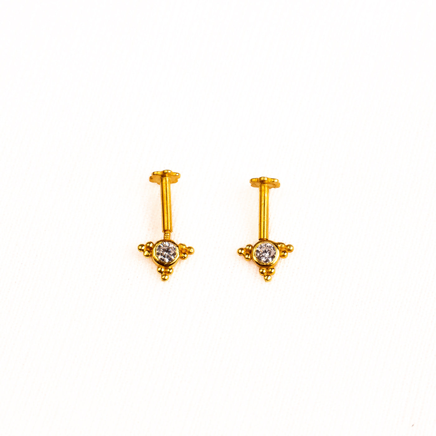 Nagarani Silver Bugadi Earrings