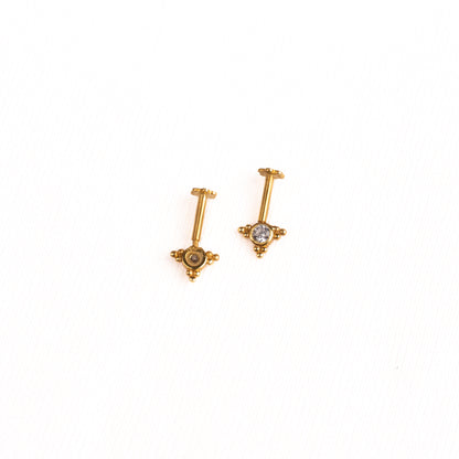 Nagarani Silver Bugadi Earrings