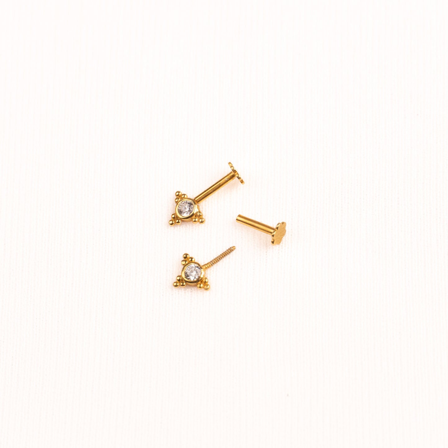 Nagarani Silver Bugadi Earrings