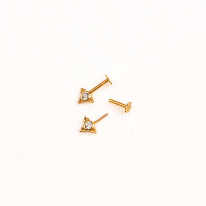 Nagarani Silver Bugadi Earrings