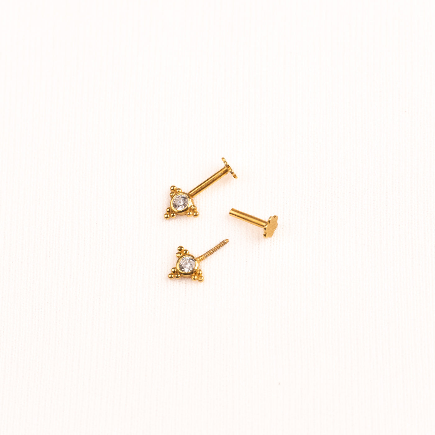 Nagarani Silver Bugadi Earrings