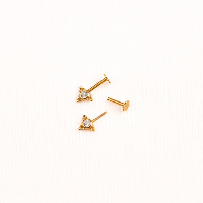Nagarani Silver Bugadi Earrings
