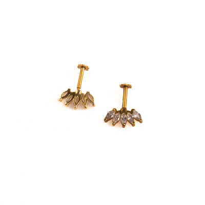Kovil Silver Bugadi Earrings