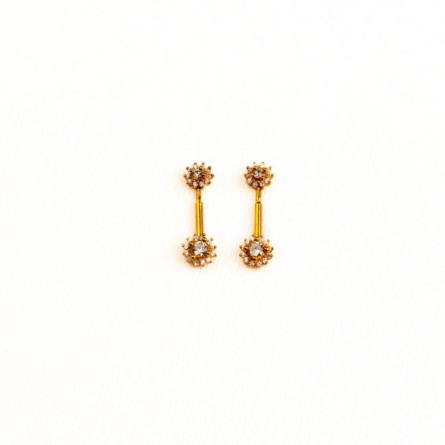 Selvi Silver Bugadi Earrings
