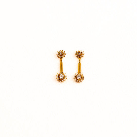 Selvi Silver Bugadi Earrings