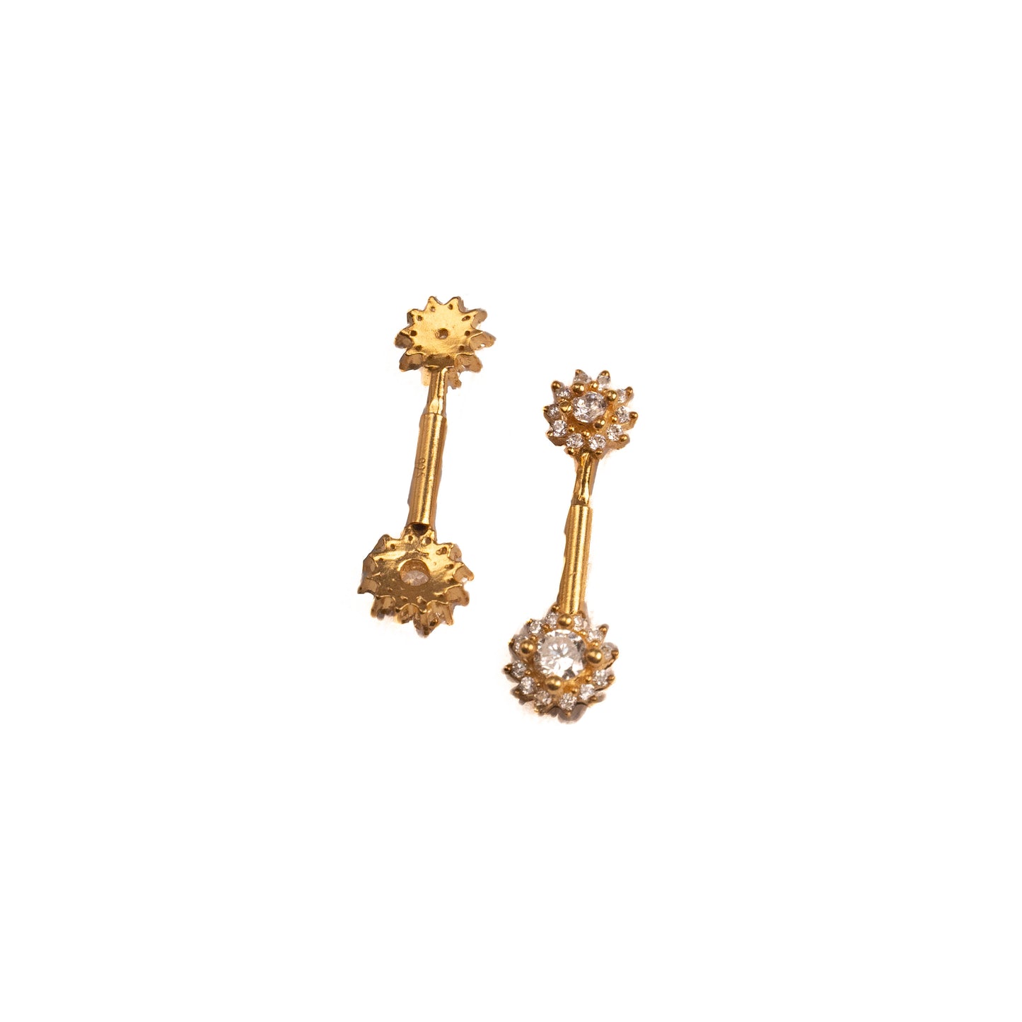 Selvi Silver Bugadi Earrings