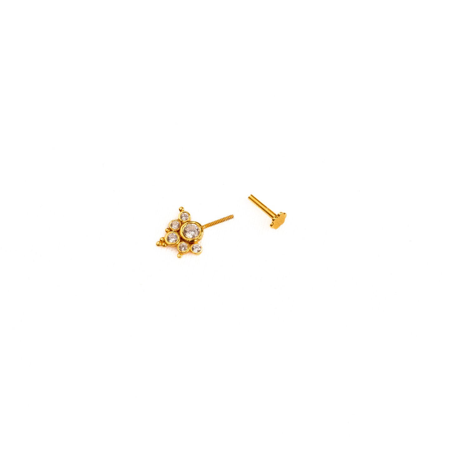 Madurai Silver Bugadi Earrings