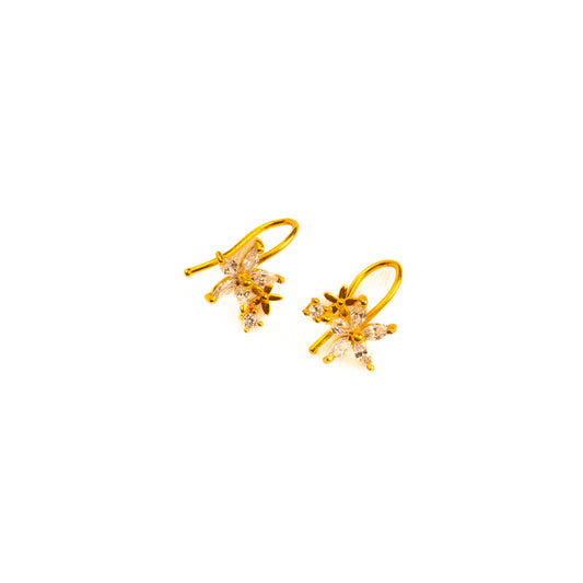 Chola Silver Bugadi Earrings