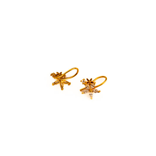 Chola Silver Bugadi Earrings