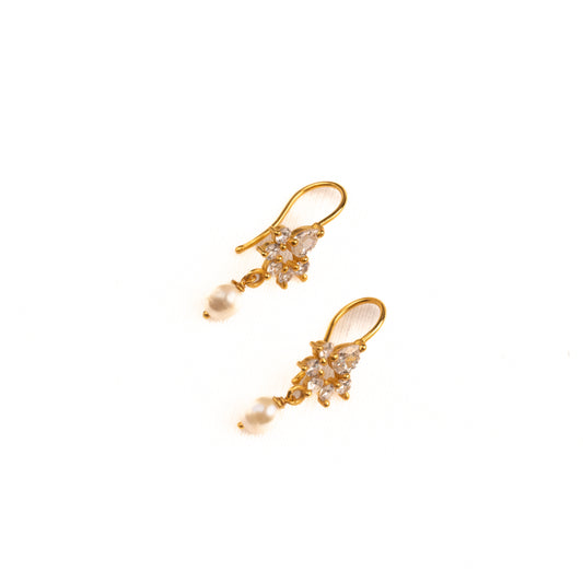 Thanjai Silver Bugadi Earrings