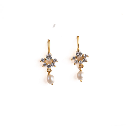 Thanjai Silver Bugadi Earrings