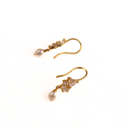 Thanjai Silver Bugadi Earrings