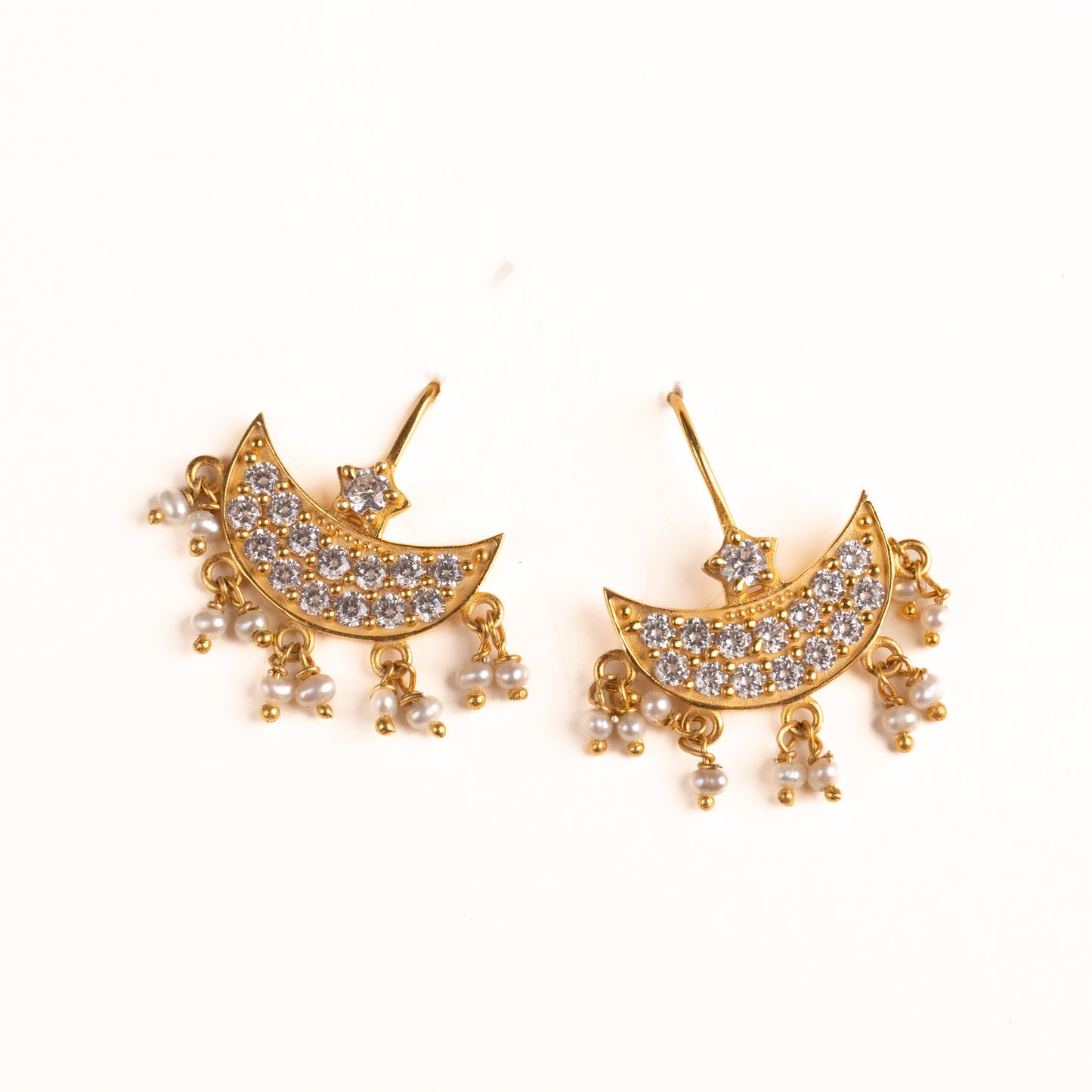 Anicham Silver Bugadi Earrings