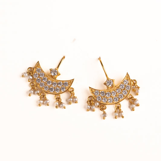 Anicham Silver Bugadi Earrings