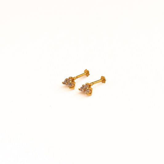 Kira  Silver Bugadi Earrings