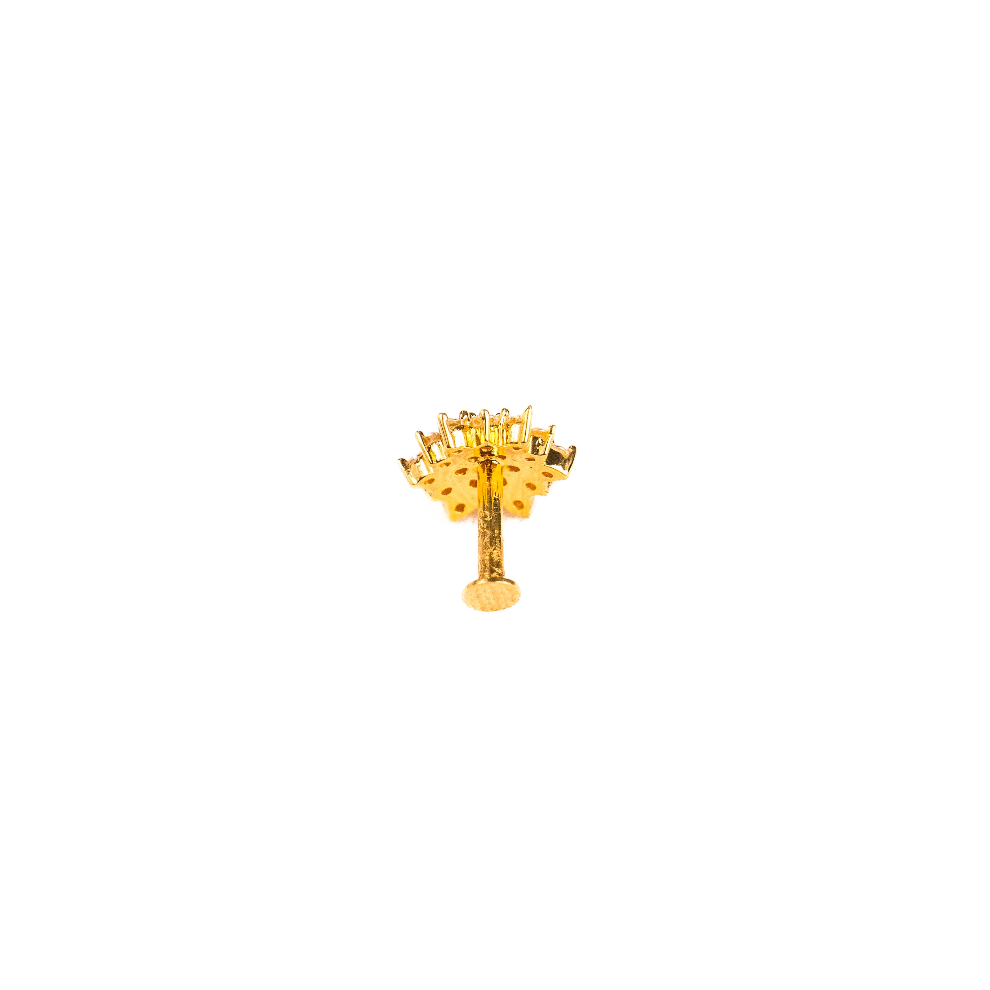 Nihana 925 Silver Nose Pin for Women