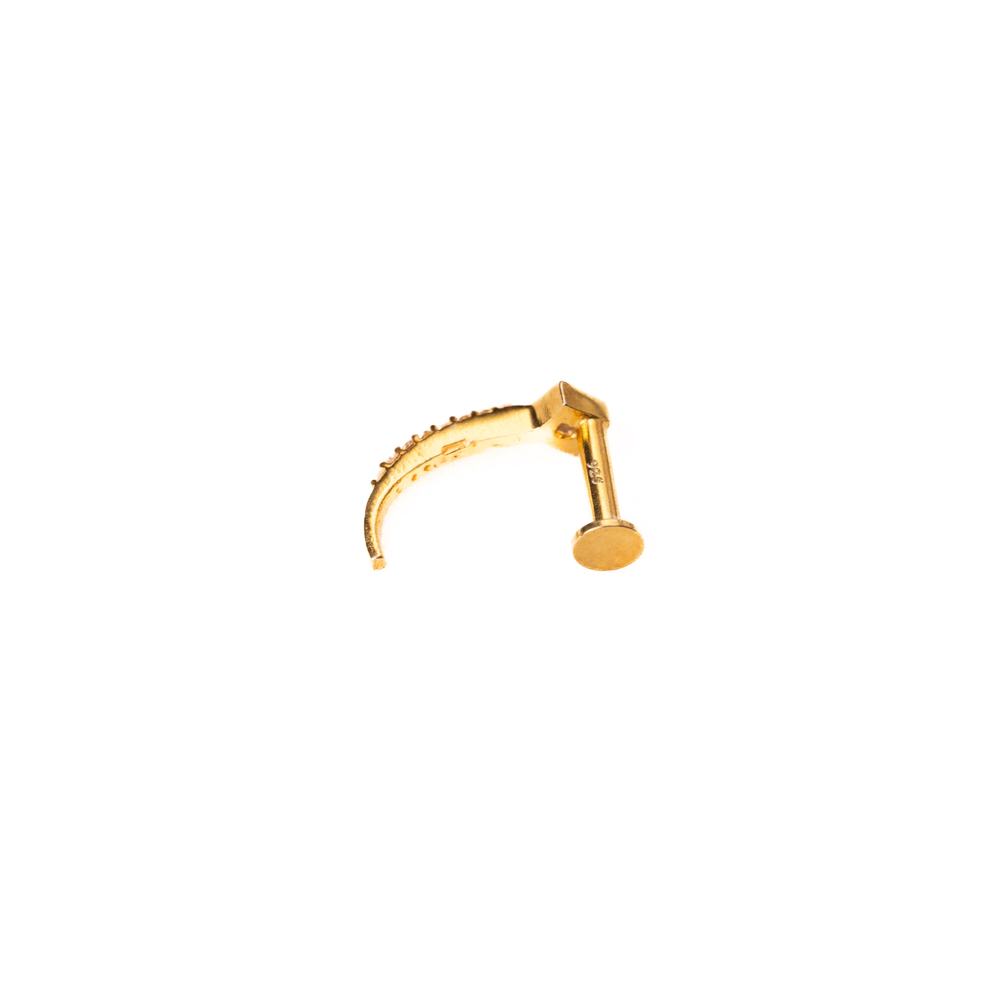 Tilak 925 Silver Nose Pin for Women