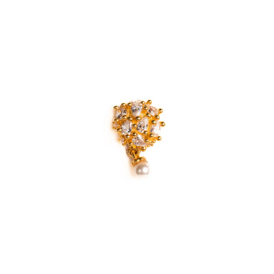 Dome drop Silver Nosepins