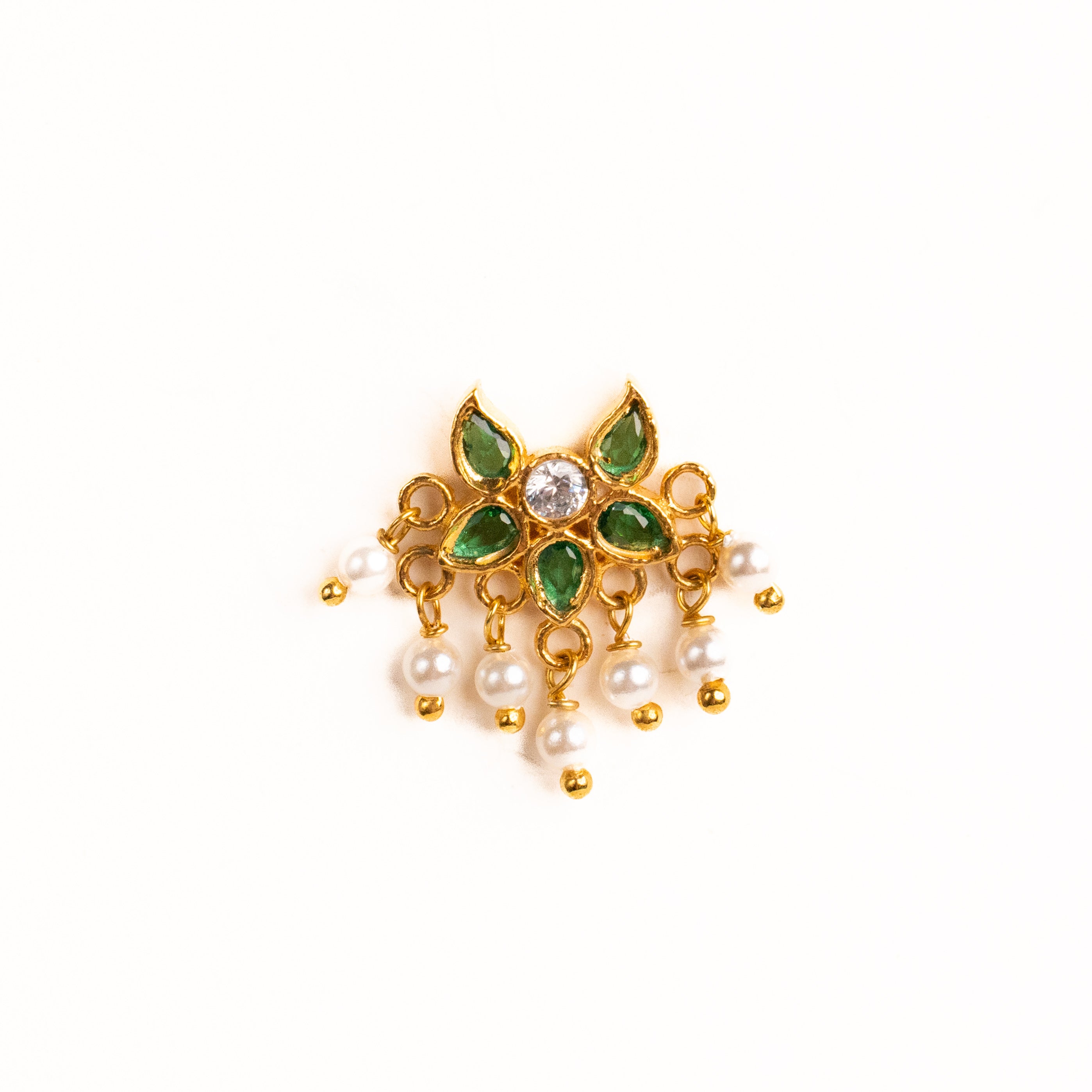 Irraj 925 Silver Nose Pin for Women