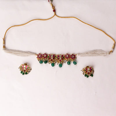 Virda Choker Set wih earrings
